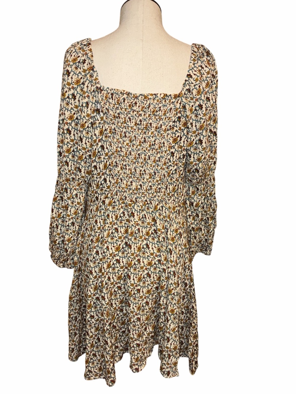 NWT Y2K Angie dress small tan forest fairy fall prairie core neutral flirty